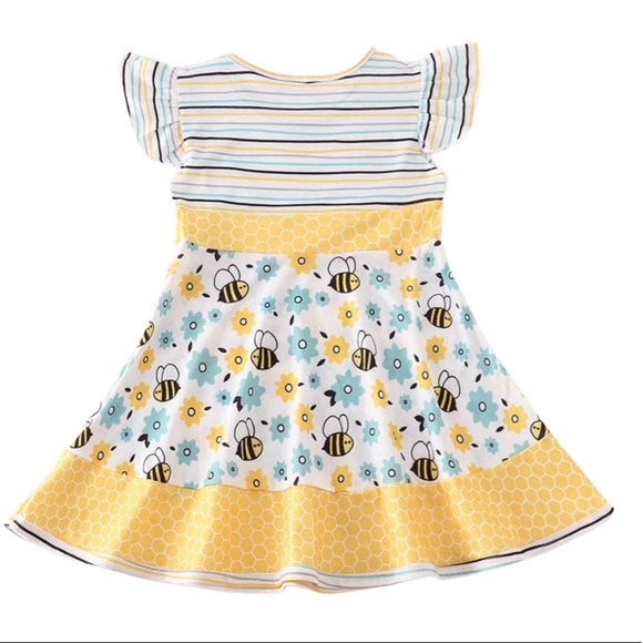 Bee Ruffle Dress - Picture 2 of 4
